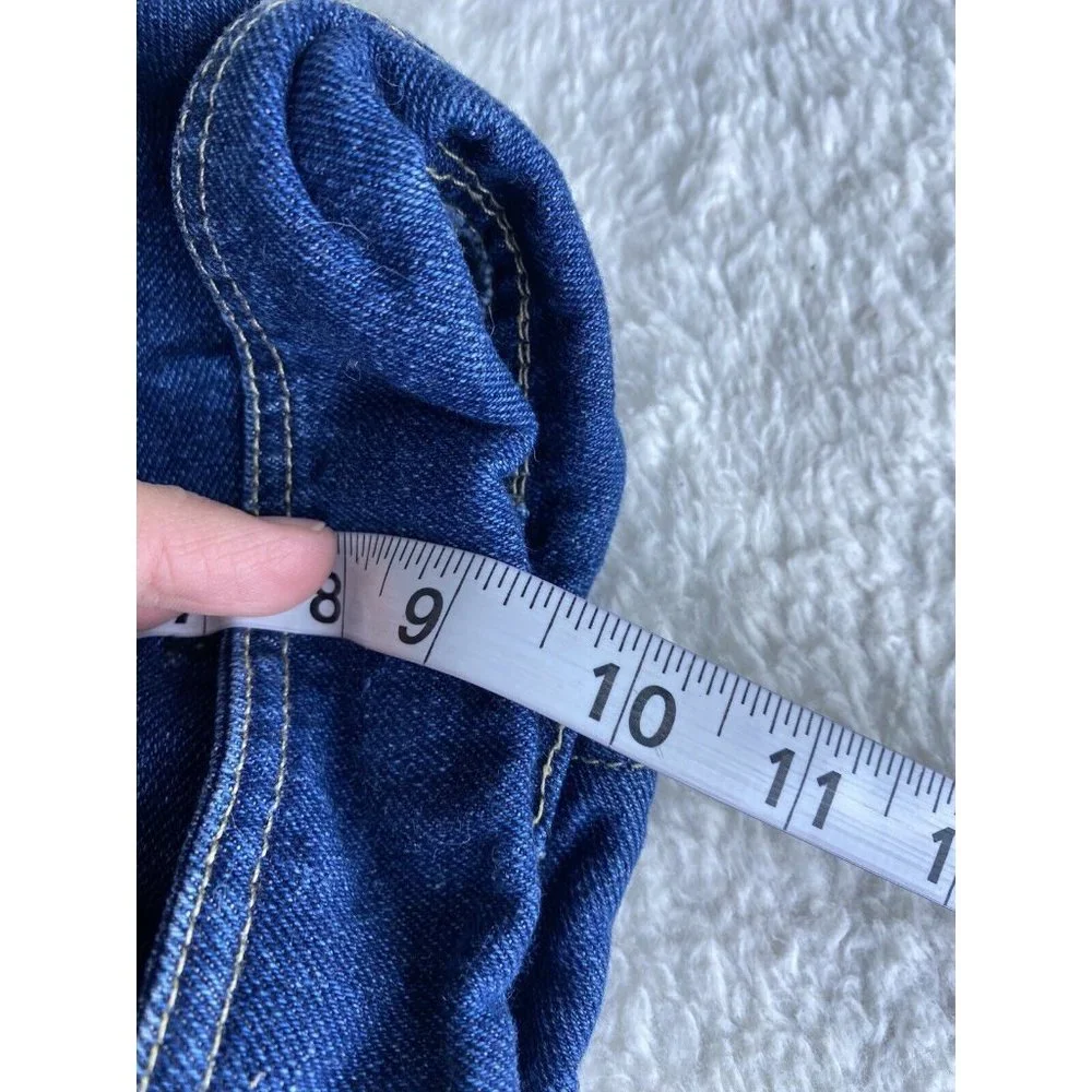 Woolrich Denim Dog  Coat Small Jean Light Wash, Hook-n-Loop Closure Collar Small - Picture 7 of 9